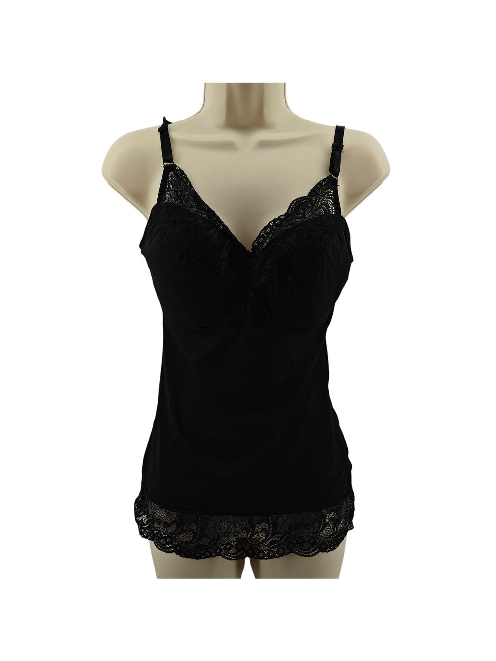 Rhonda Shear Classic Pin-Up Smoothing Cami Black Medium